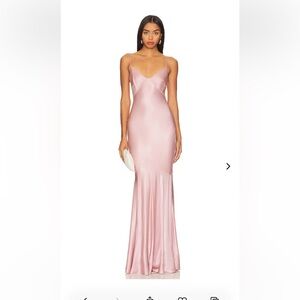 Lovers + Friends Clay Pink Anderson Gown